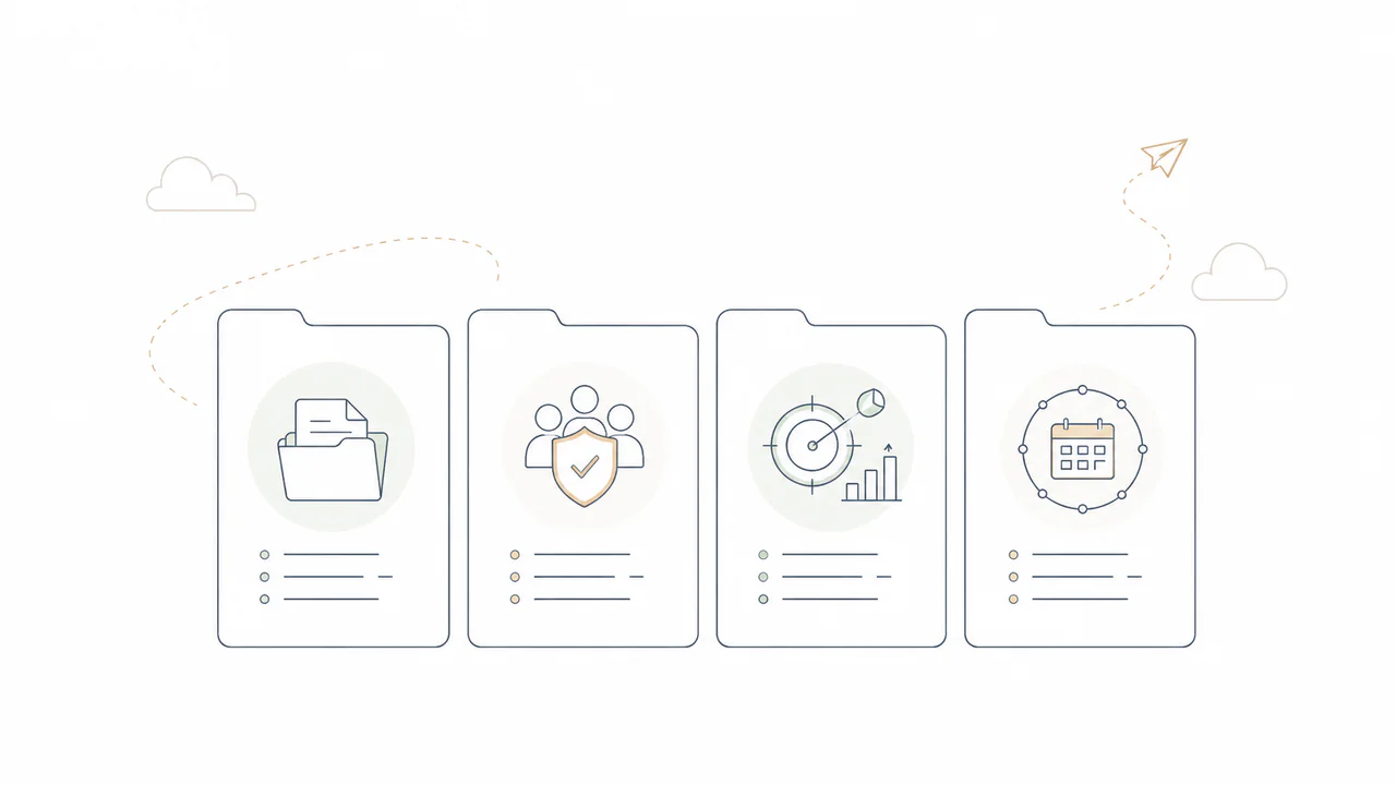Illustration of SMSF guides and educational articles